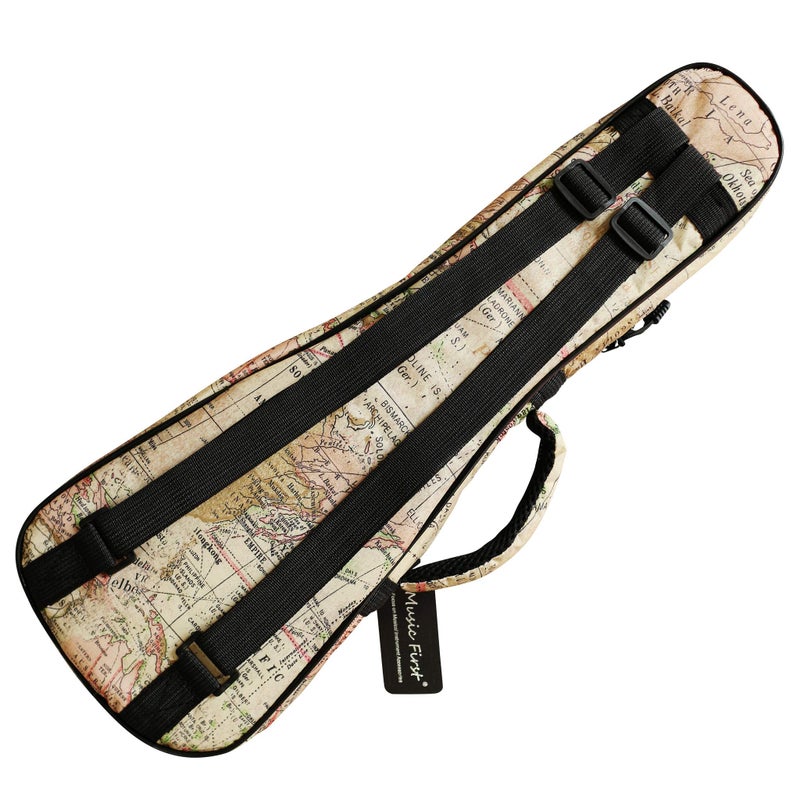 MUSIC FIRST Original Design Ancient Map Waterproof ukulele case ukulele bag ukulele cover, New Arrial (Fit for 23~24 inch Concert Ukulele) - Image 4